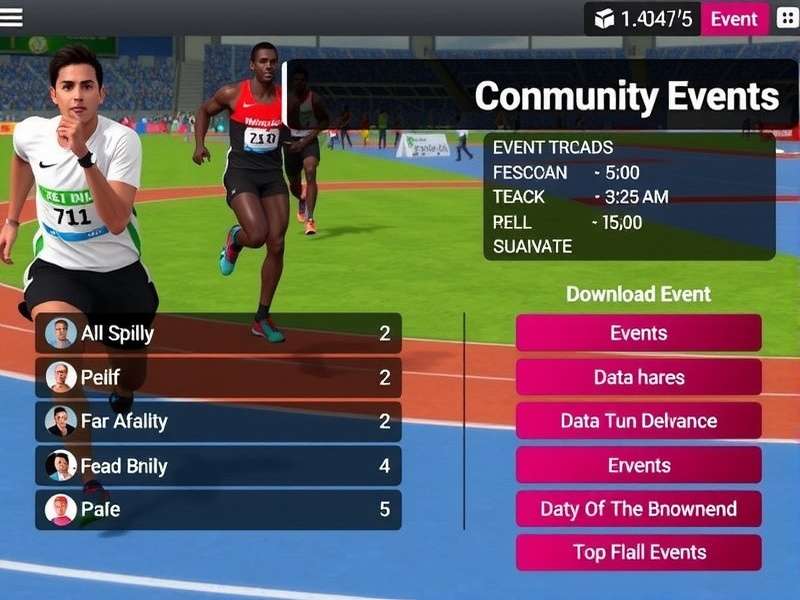 Athletics India Grand Prix Game Screenshot